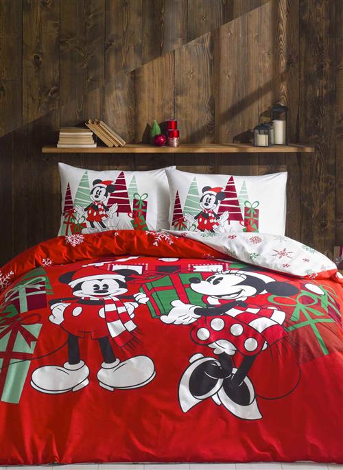 Disney Minnie&Mickey Christmas Nevresim Takımı