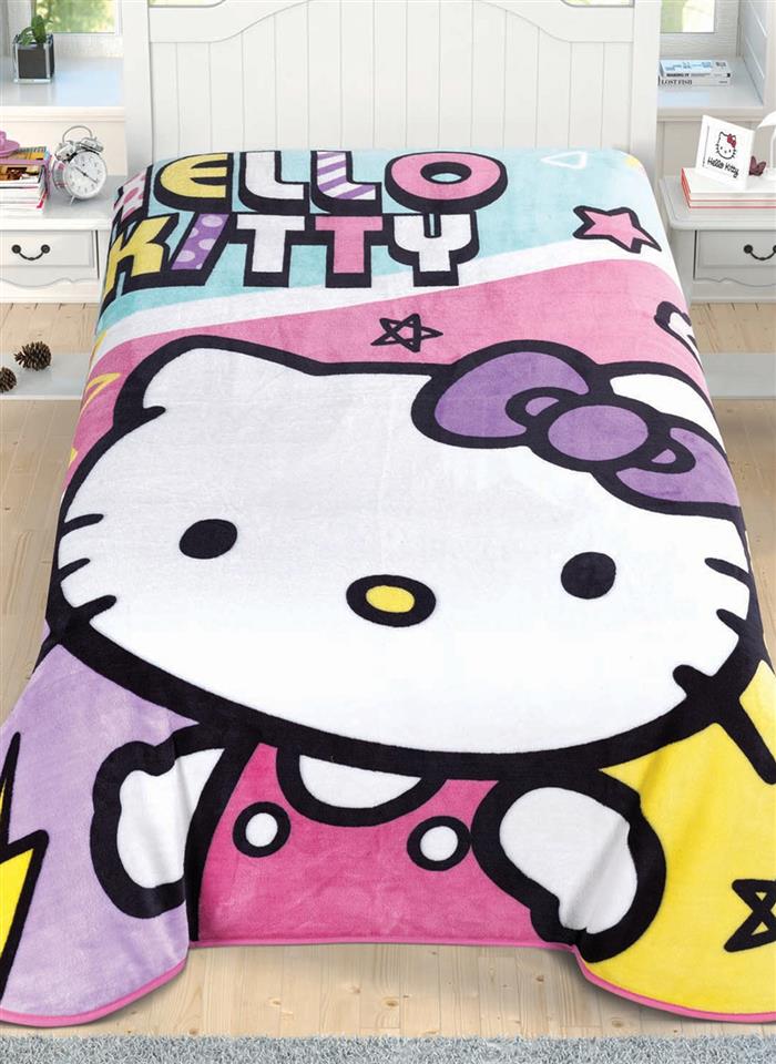 Hello Kitty Colourful Battaniye